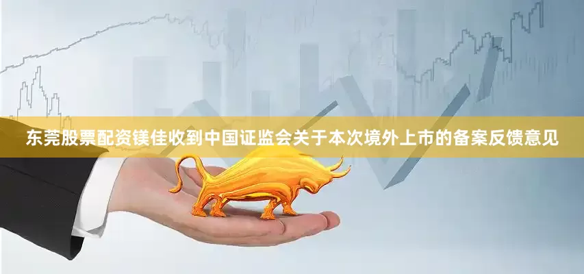 东莞股票配资镁佳收到中国证监会关于本次境外上市的备案反馈意见